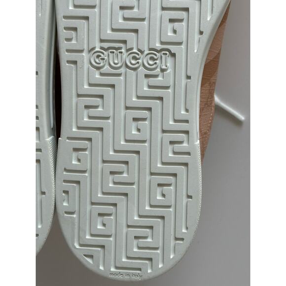 Gucci Women’s GG Supreme Ace Tonal Web Sneakers 9.5 US (39.5 Euro) 812026 NIB - Picture 10 of 15